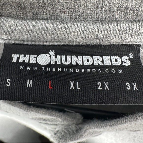 The Hundreds Graphic Gray Short Sleeve T Shirt Large - Picture 7 of 8